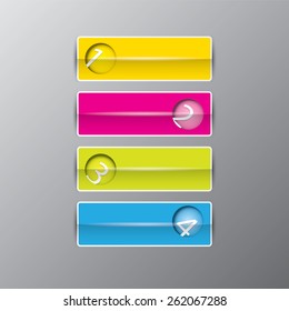 vector Abstract digital illustration Infographic. Vector illustration can be used for workflow layout, diagram, number options, web design.