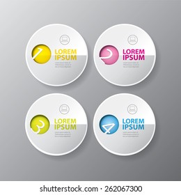 vector Abstract digital illustration Infographic. Vector illustration can be used for workflow layout, diagram, number options, web design.
