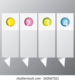 vector Abstract digital illustration Infographic. Vector illustration can be used for workflow layout, diagram, number options, web design.