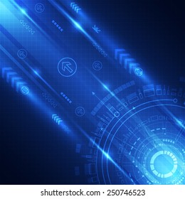 vector abstract digital technology concept background
