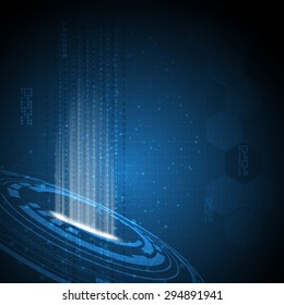 vector abstract digital technology innovation background
