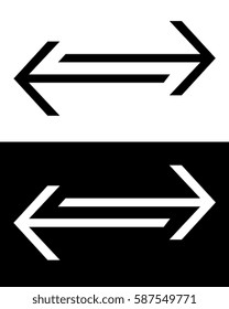 Vector Abstract Directional Arrow Set