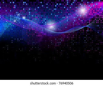 Vector of abstract disco background