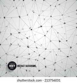 Vector abstract DNA mesh background