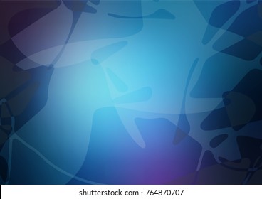 Vector abstract doodle background. Childish elegant natural pattern with gradient. A completely new template for your business design.
