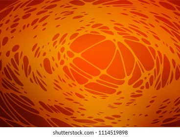 Vector abstract doodle background. Doodle illustration made by child in Origami style with gradient. A completely new template for your business design.