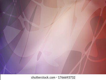 Vector abstract doodle background. Shining colored illustration with childish doodles in Arabic style. The completely new template can be used for your brand book.