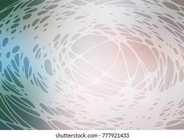Vector abstract doodle background. Shining colored illustration with childish doodles in Arabic style. A completely new template for your business design.