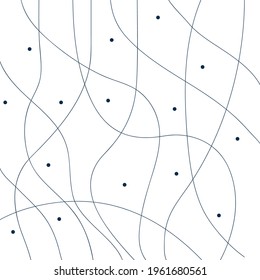 vector abstract doodle background. Wave elegant pattern