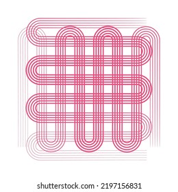 vector abstract doodle background. Wave elegant pattern