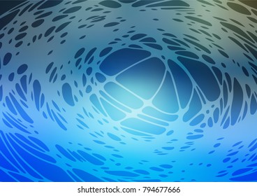 Vector abstract doodle pattern. Doodles created by child on blurred abstract background with gradient. The completely new template can be used for your brand book.