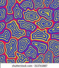 Vector abstract doodle seamless pattern. 