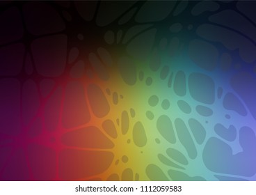 Vector abstract doodle template. Blurred decorative design in Indian style with lines drown by child. The pattern can be used for coloring books and pages for kids.