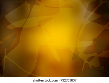 Vector abstract doodle template. Childish elegant natural pattern with gradient. The pattern can be used for heads of websites and designs.