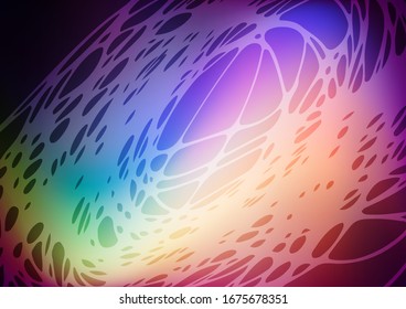 Vektorillustration abstrakte Doodle-Vorlage. Farbige abstrakte Illustration mit Linien, die von Kindern im asiatischen Stil gezeichnet werden. Neuer Stil für Ihr Business-Design.
