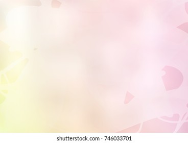 Vector abstract doodle template. Colorful abstract illustration with lines drawn by child in Asian style. The completely new template can be used for your brand book.