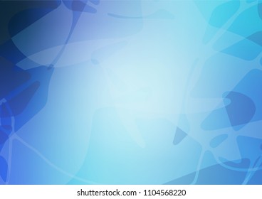 Vector abstract doodle template. Creative illustration in blurred style with doodles made by child. The elegant pattern can be used as a part of a brand book.