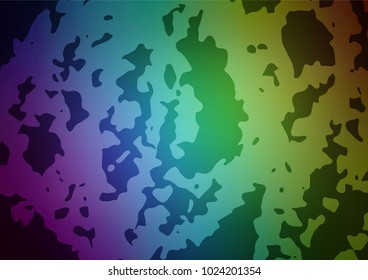 Vector abstract doodle template. Decorative shining childish illustration with doodles on abstract template. A completely new design for your business.