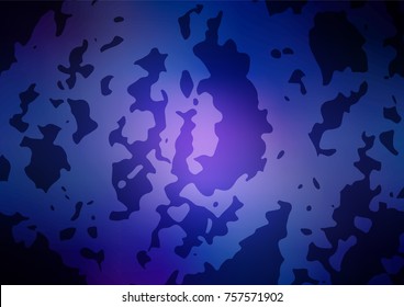 Vector abstract doodle template. Glitter abstract illustration with doodles and lines drawn by child. The pattern can be used for heads of websites and designs.