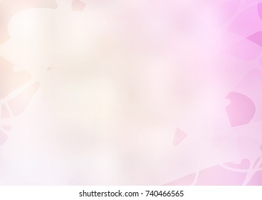 Vector abstract doodle template. Doodle illustration made by child in Origami style with gradient. Hand painted design for web, wrapping, wallpaper.