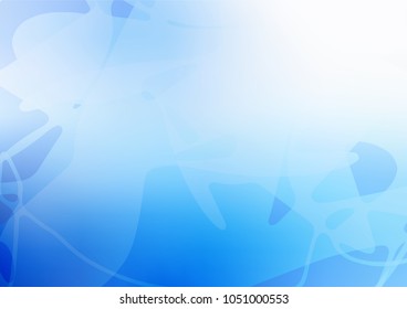 Vector abstract doodle template. A vague abstract illustration with doodles drawn by child in Indian style. The template can be used as a background for cell phones.