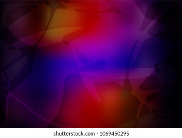 Vector abstract doodle wallpaper. Childish elegant natural pattern with gradient. A completely new template for your business design.