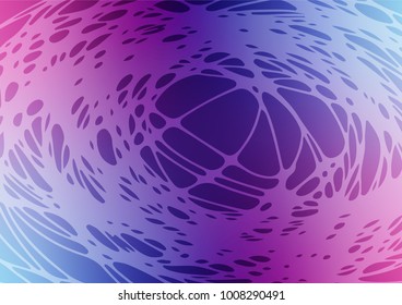 Vector abstract doodle wallpaper. Colorful abstract illustration with lines drawn by child in Asian style. Hand painted design for web, leaflet, textile.