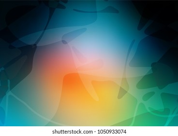 Vector abstract doodle wallpaper. Colorful illustration in abstract style with doodles created by child. A completely new template for your business design.