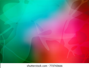 Vector abstract doodle wallpaper. Colorful abstract illustration with lines drawn by child in Asian style. The template can be used as a background for cell phones.