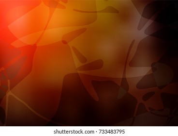 Vector abstract doodle wallpaper. Doodles created by child on blurred abstract background with gradient. Hand painted design for web, leaflet, textile.