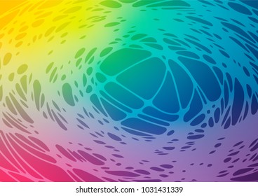 Vector abstract doodle wallpaper. Doodle illustration made by child in Origami style with gradient. The pattern can be used for heads of websites and designs.