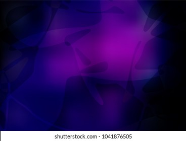 Vector abstract doodle wallpaper. Doodle illustration made by child in Origami style with gradient. The template can be used as a background for cell phones.