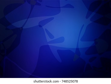 Vector abstract doodle wallpaper. Doodle illustration made by child in Origami style with gradient. A completely new template for your business design.