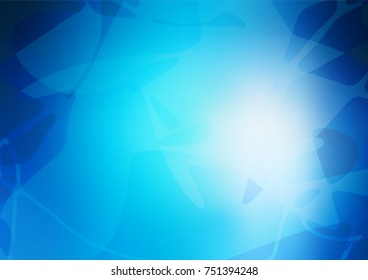 Vector abstract doodle wallpaper. Doodle illustration made by child in Origami style with gradient. Hand painted design for web, leaflet, textile.
