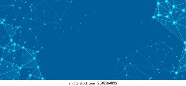 Vector abstract dots and lines background, constellations wallpaper