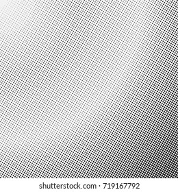 Vector abstract dotted background. Black and white halftone effect vector illustration.