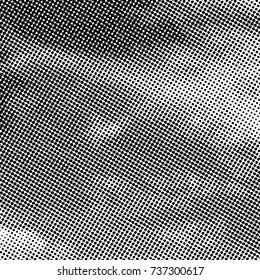 Vector abstract dotted background. Black and white halftone effect vector illustration.