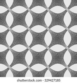 Vector abstract dotted geometric pattern background. Based on ethnic ornaments. Stipple technique. Pointillism. #01