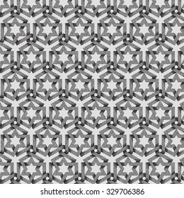 Vector abstract dotted geometric pattern background. Based on ethnic ornaments. Stipple technique. Pointillism.
