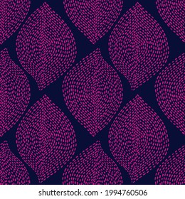 Las formas de puntos abstractas vectoriales son un patrón sin fisuras. Textura moderna de la superficie de boho para papel textil y de envoltura.