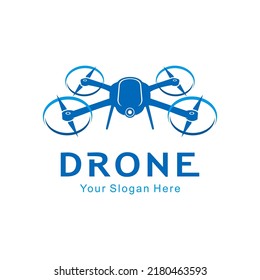 vector abstract drone airplane logo
