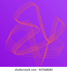 Vector abstract dynamic colorful curly wave backgrounds collection