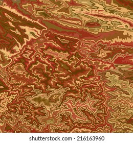 Vector abstract earth relief map. Color madness. Abstract color splats