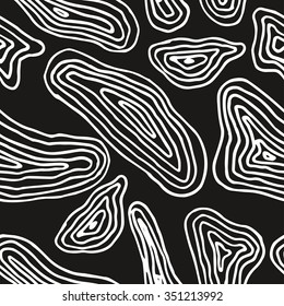 Vector abstract earth relief map. Generated conceptual elevation map.