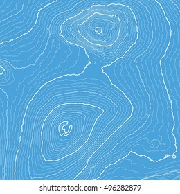 Vector abstract earth relief map. Generated conceptual elevation map. Elegant background for presentations.