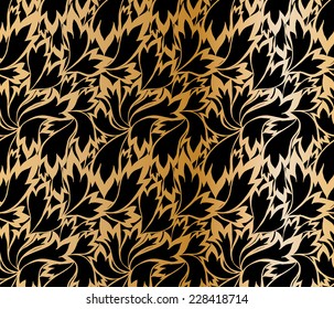 Vector abstract eastern seamless pattern.