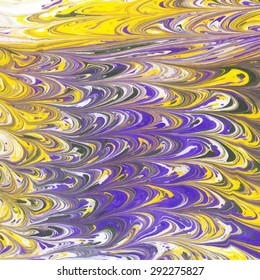Vector abstract ebru bright color background