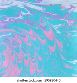 Vector abstract ebru pastel color background