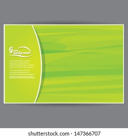 vector abstract eco green background template