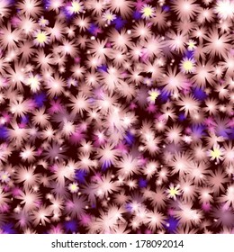 Vector abstract elegance seamless pattern with floral background.